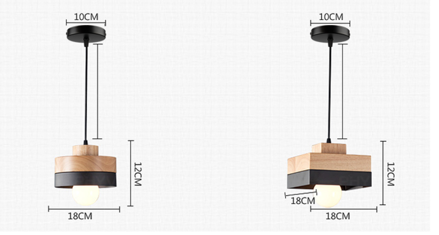 Jorn -Nordic Wood Pendant Lights