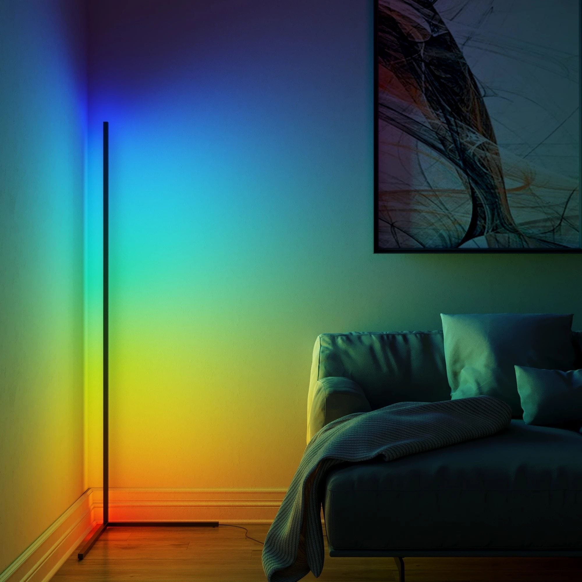 Oxel - LED Floor Corner Lamp