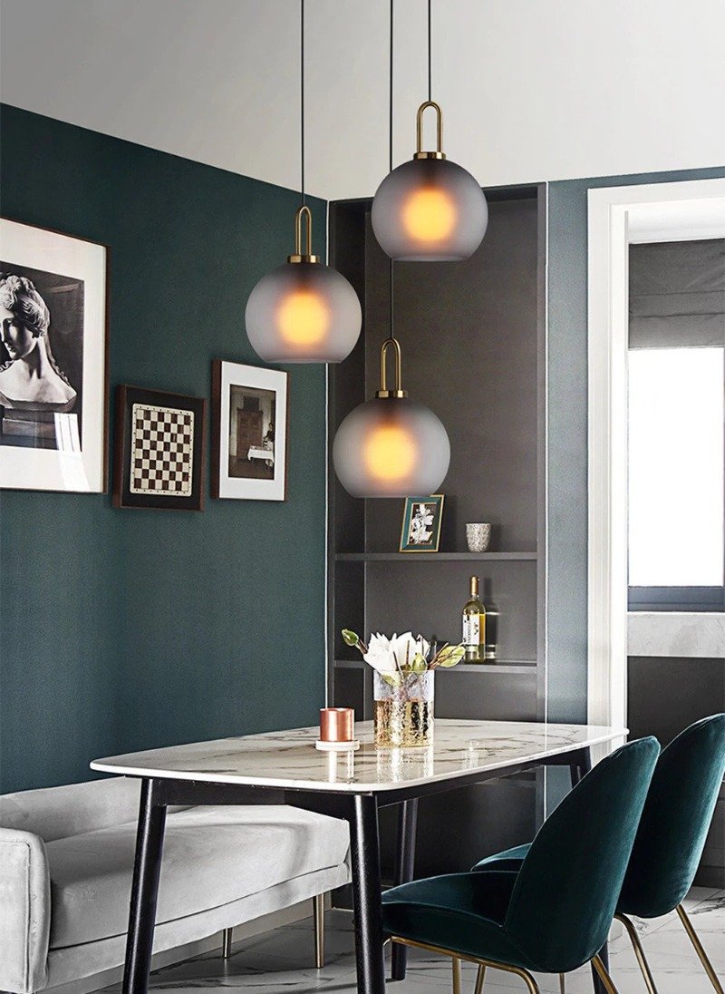 Bowen - Modern Glass Ball Pendant Lights