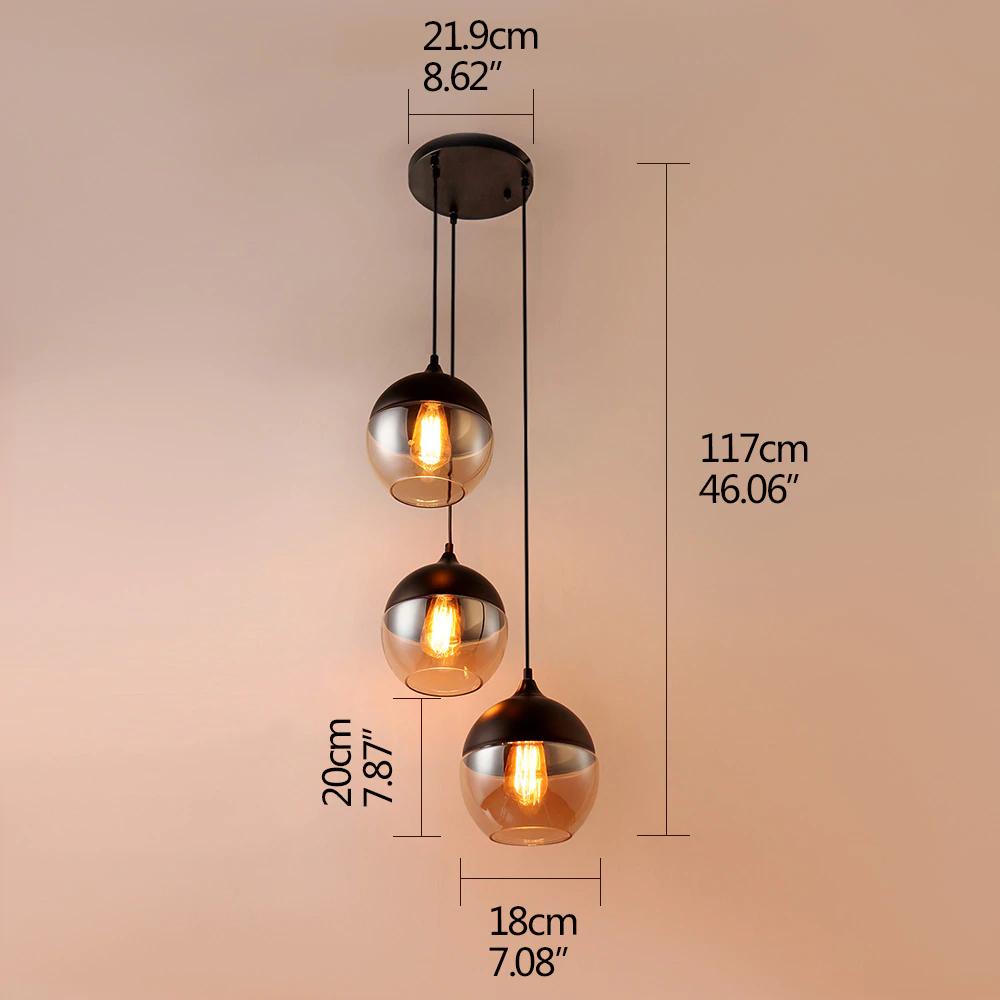 Gleam - Glass Ball Pendant Light