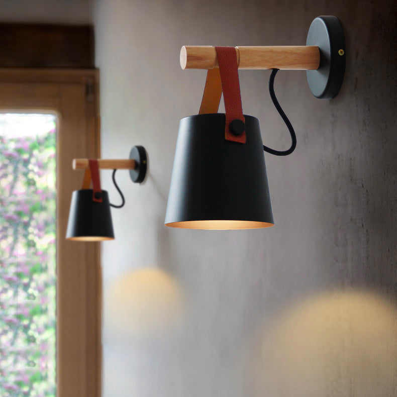 Conny - Nordic Wood Wall Light