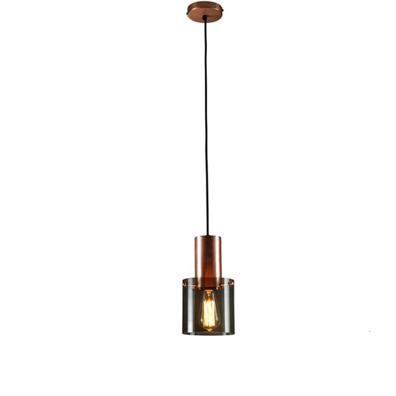 Audra - Modern Pendant Lamps Smoke Gray Glass