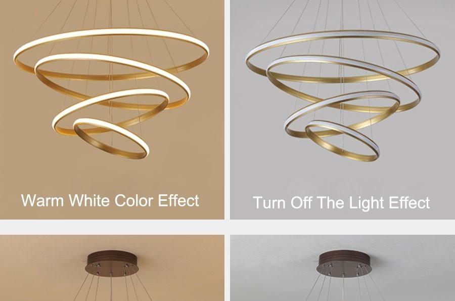 Shenna - Modern Multi Circle Pendant Light LED