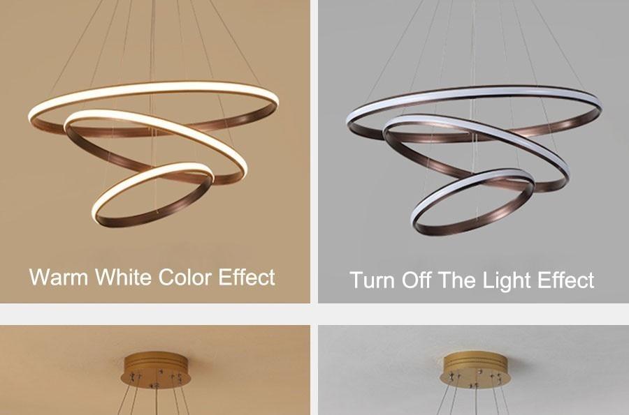 Shenna - Modern Multi Circle Pendant Light LED