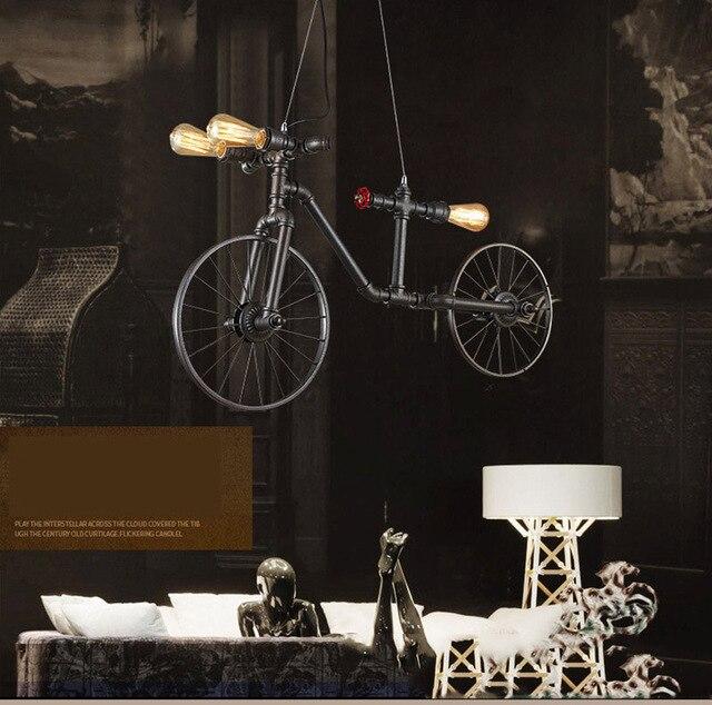 Staton - Retro Bicycle Chandelier Industrial