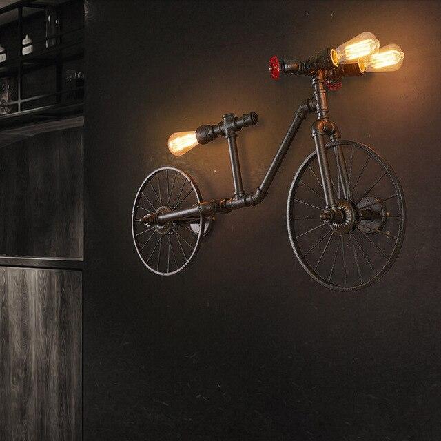 Staton - Retro Bicycle Chandelier Industrial