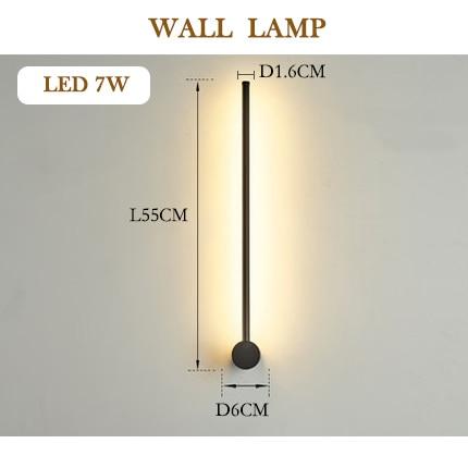 Rhizlane - Modern LED Wall Lamp Long