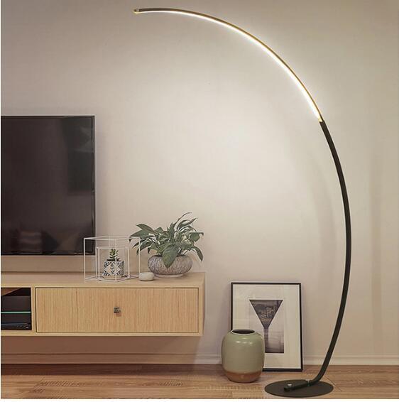 Leena - Art Crescent Moon LED Floor Lamp