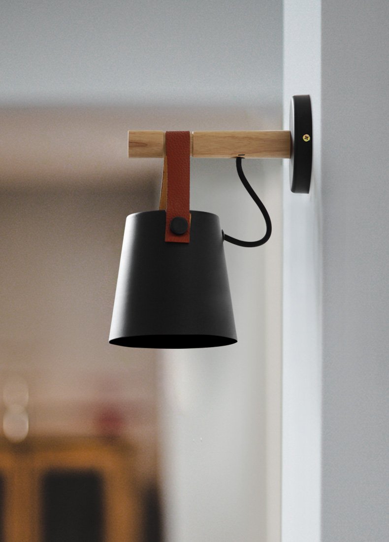 Conny - Nordic Wood Wall Light