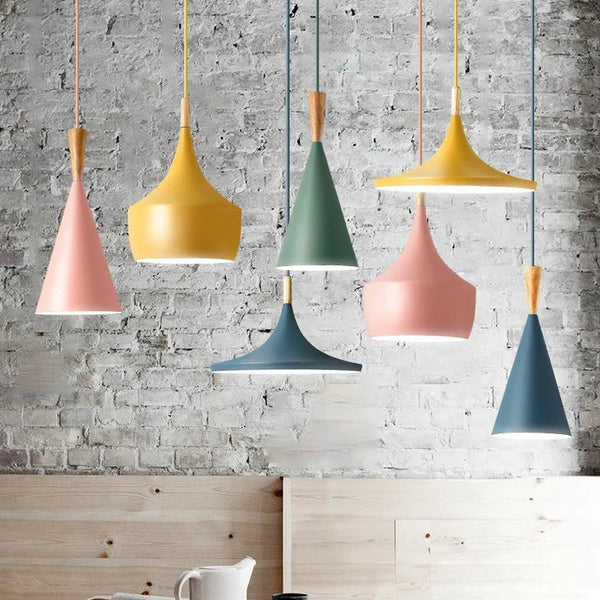 Meagan - Modern Pendant Lights Iron Lampshade LED